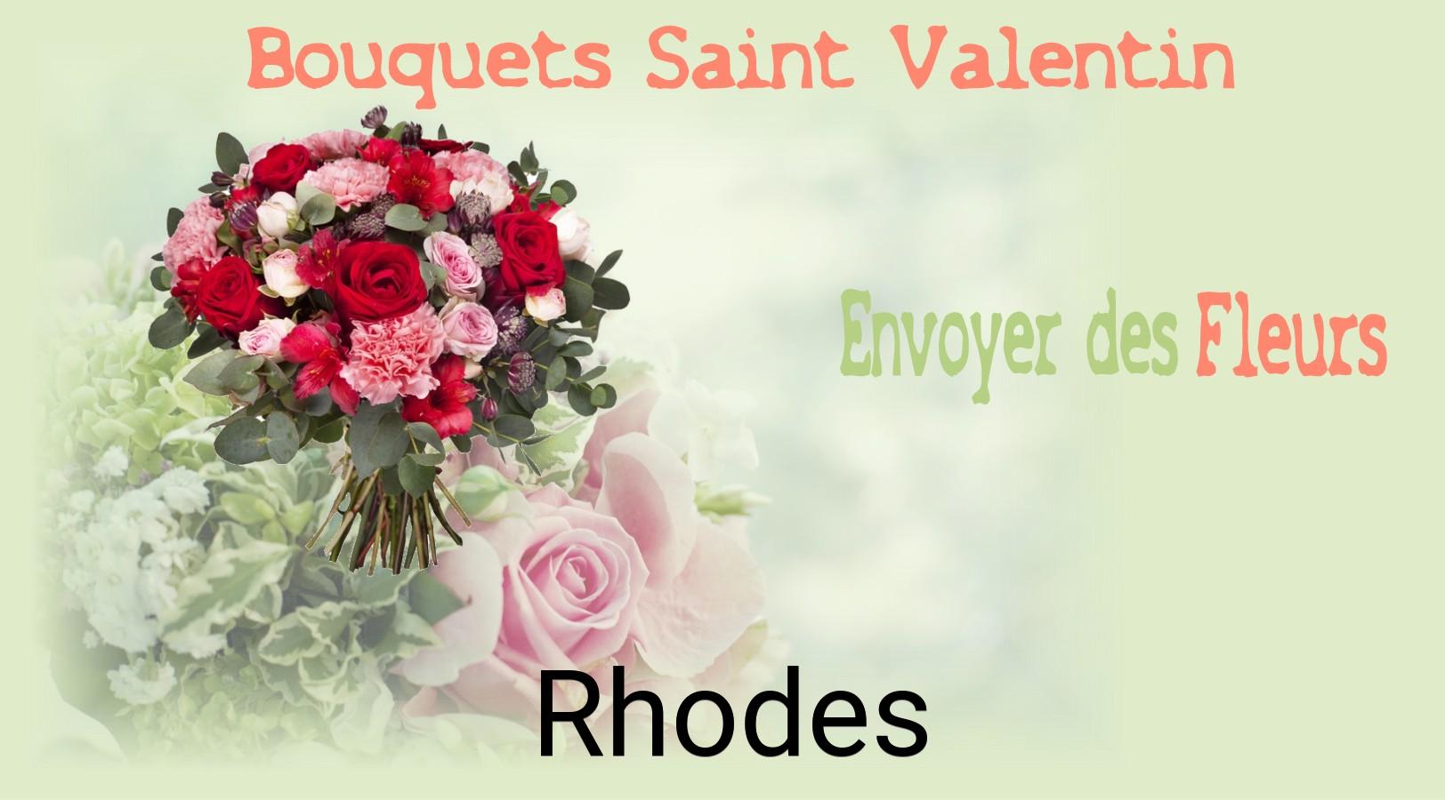 Roses de Saint-Valentin livrées à Rhodes